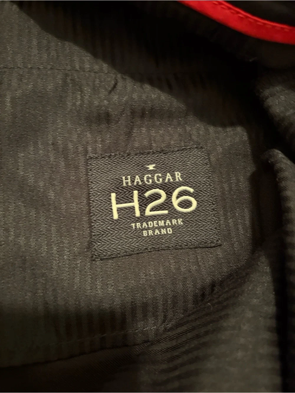 Haggar Black Flat-Front Casual Shorts